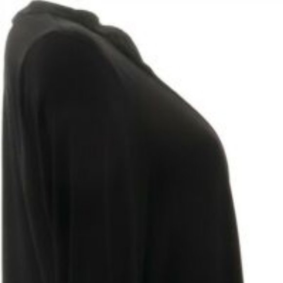 NWT SUSAN GRAVER Y-NECK LONG SLV HIGH-LOW TUNIC 6 - Picture 4 of 12